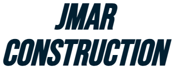 A logo for jmar construction on a white background
