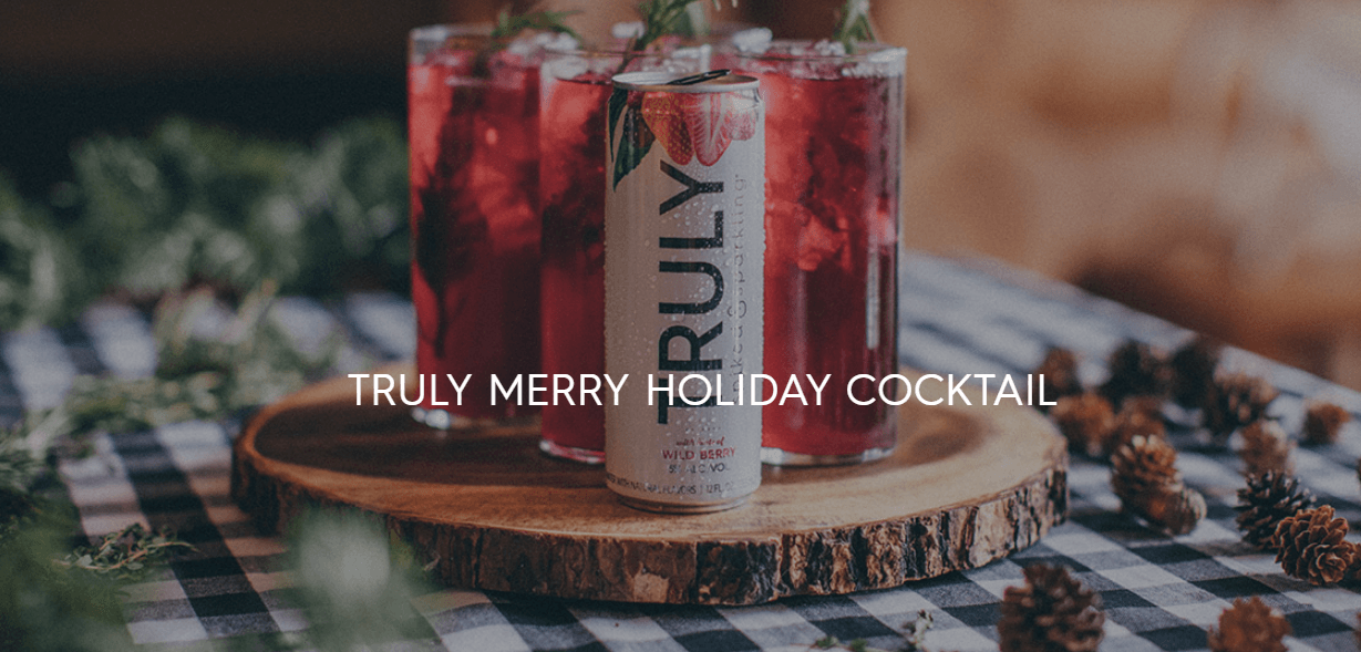 Truly Merry Berry Holiday Cocktail Hart Agency
