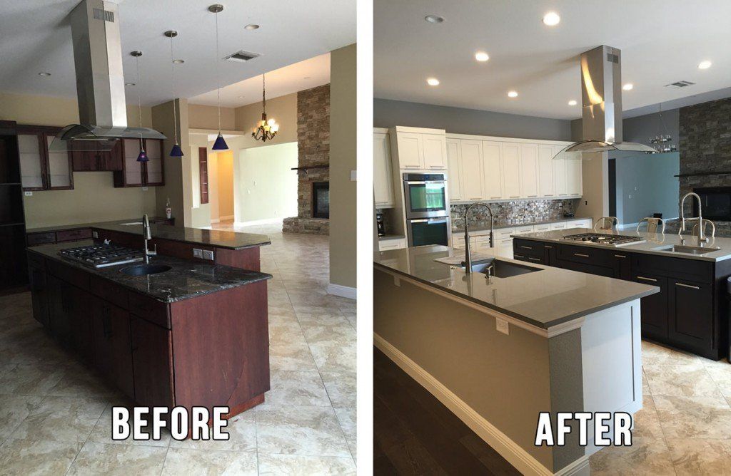 Designing — Kitchen Before and After in Naples, FL