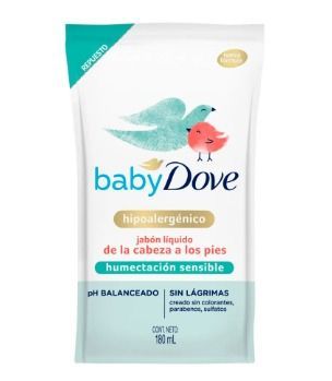 DOVE BABY JAB LIQ HIDRAT SENSIBLE RTO X 180