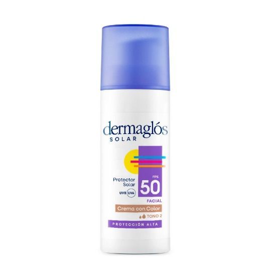 Dermaglos linea solar c/color FPS50