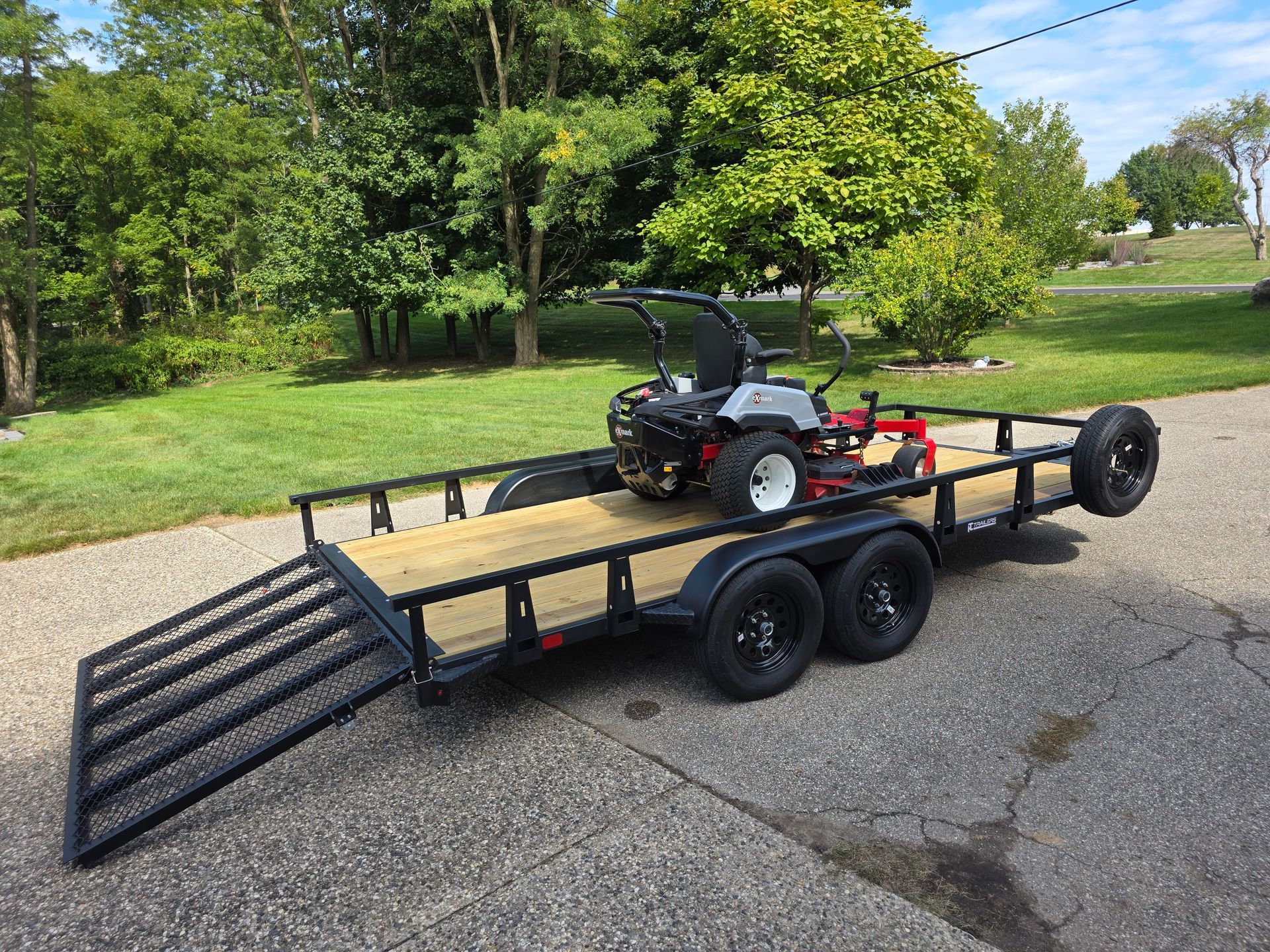 Tandem Steel Utility Trailer 