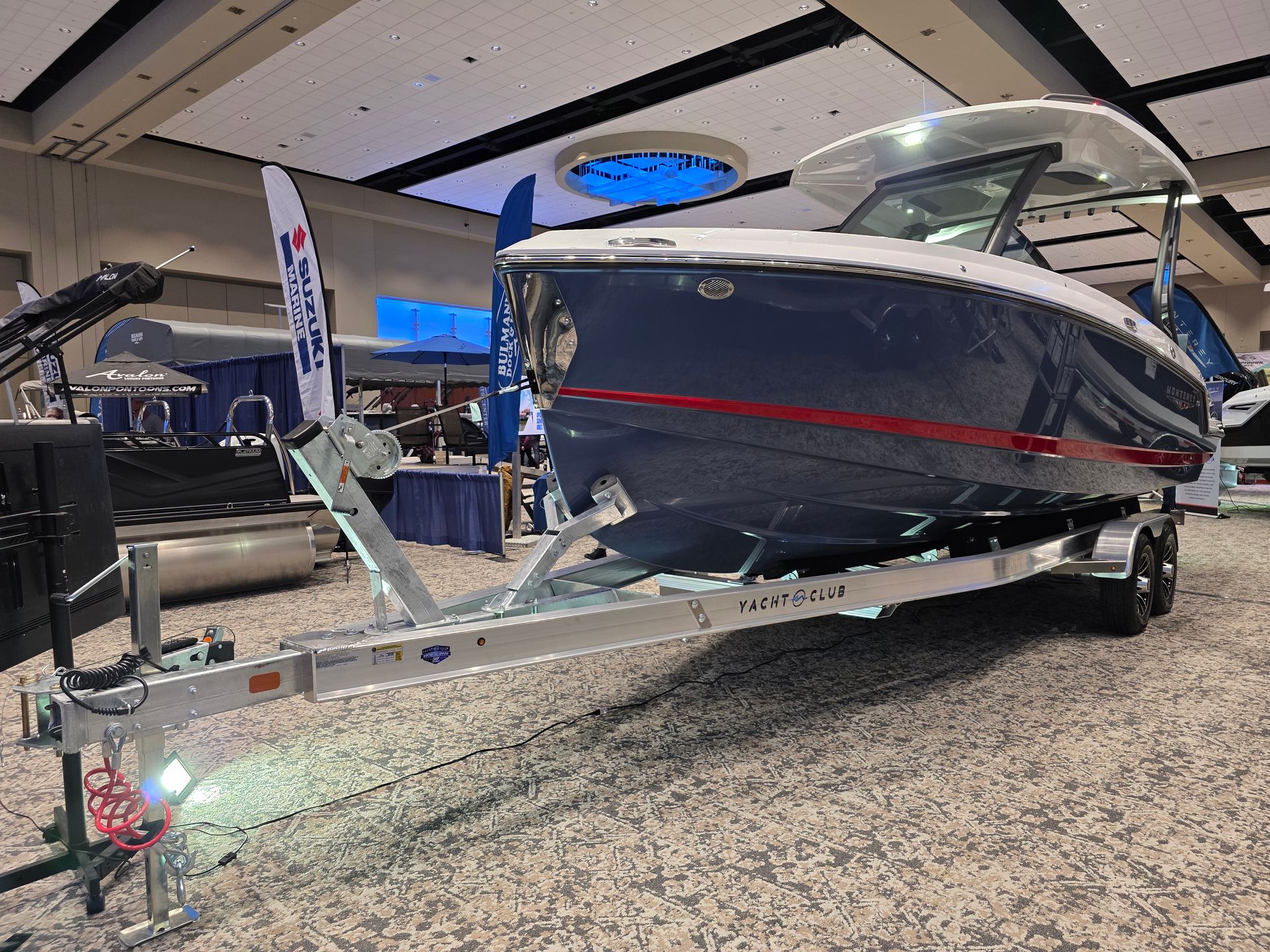 Aluminum II Beam Yacht Club Boat Trailer