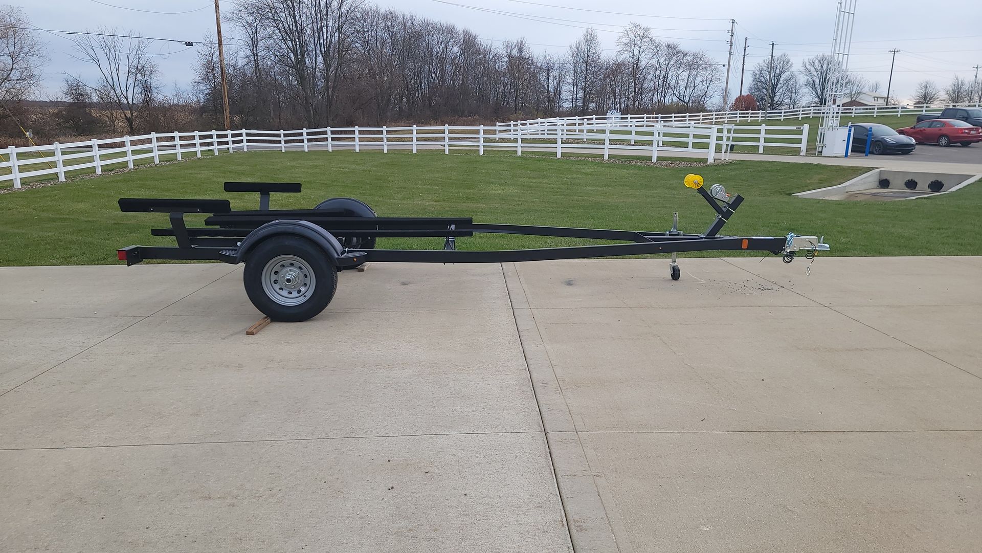 Yacht Club Boat Trailer With Guide Ons