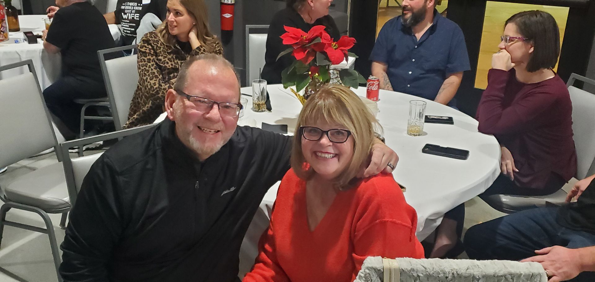 Jeff and Connie at SH Christmas Party
