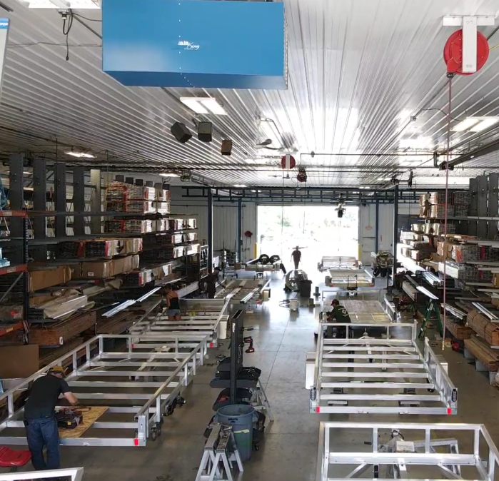 Assembly production sport haven trailers