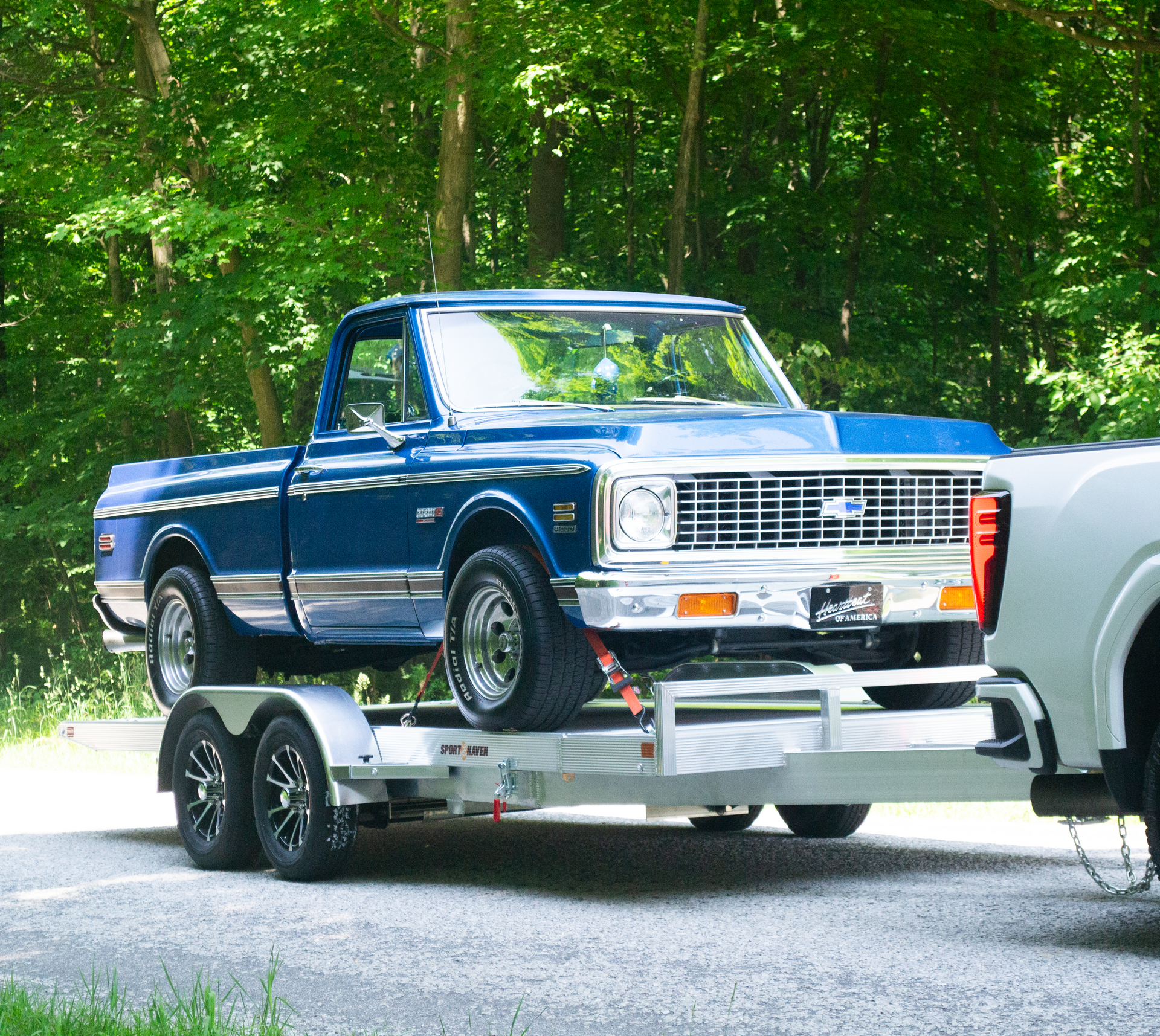 sport haven car hauler hauling truck