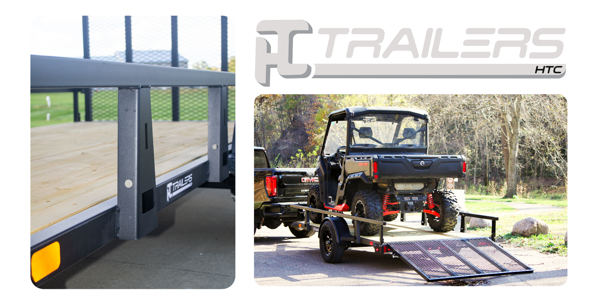 htc trailers features with logo