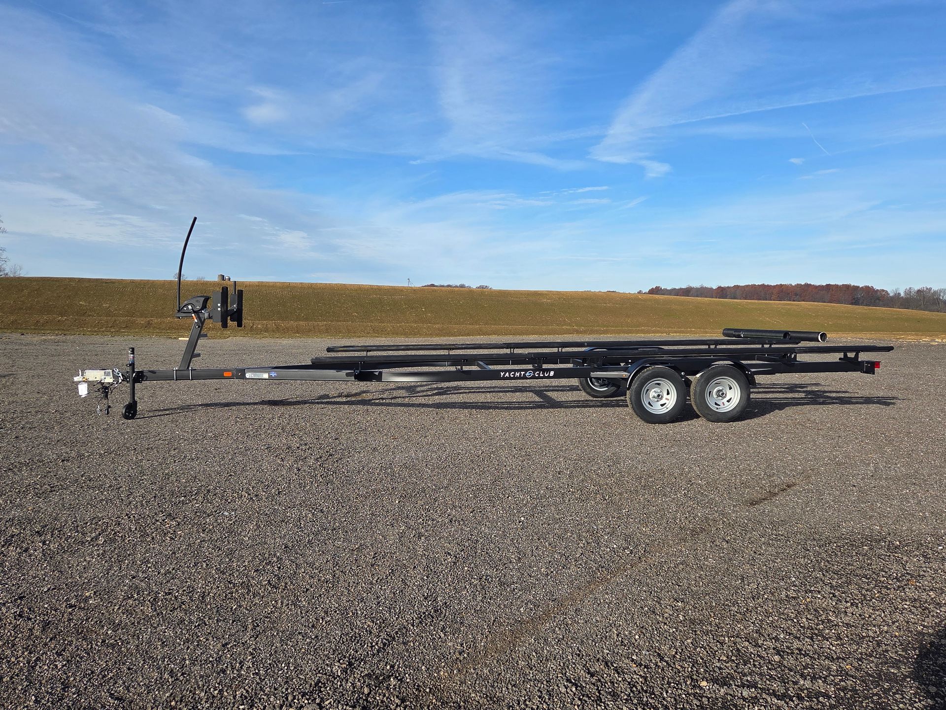 Steel Painted PBD2658T Yacht Club Pontoon Trailer