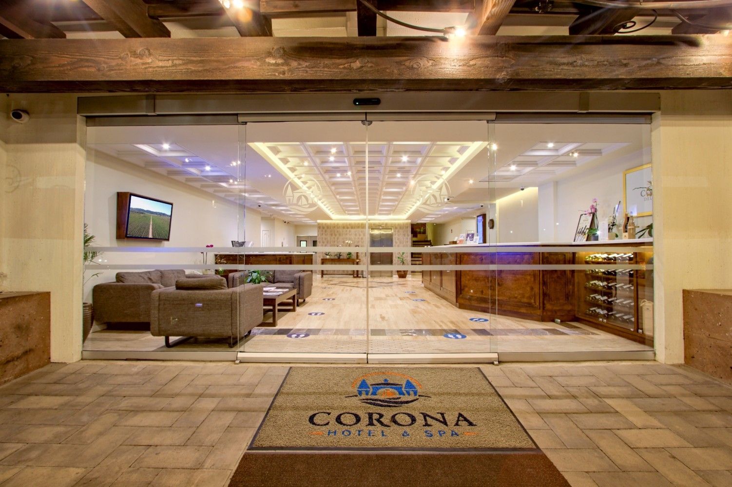 Ingreso a Hotel Corona Spa en Ensenada 