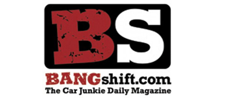 Logo for BangShift.com, a car culture website; features red 