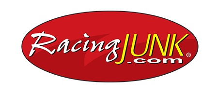 RacingJunk logo: White text 