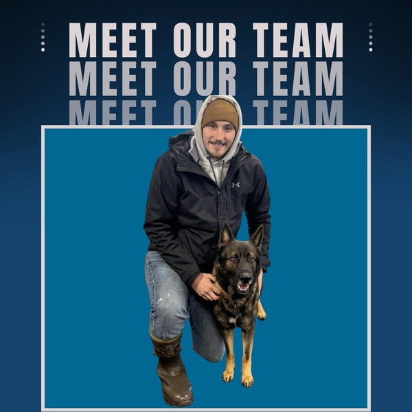 Image ofJake Cocking with GSD on Midwest Dog Center