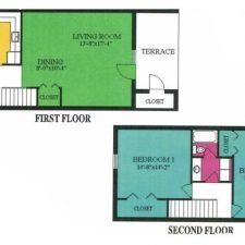 2 BR/1.5 BA Townhome