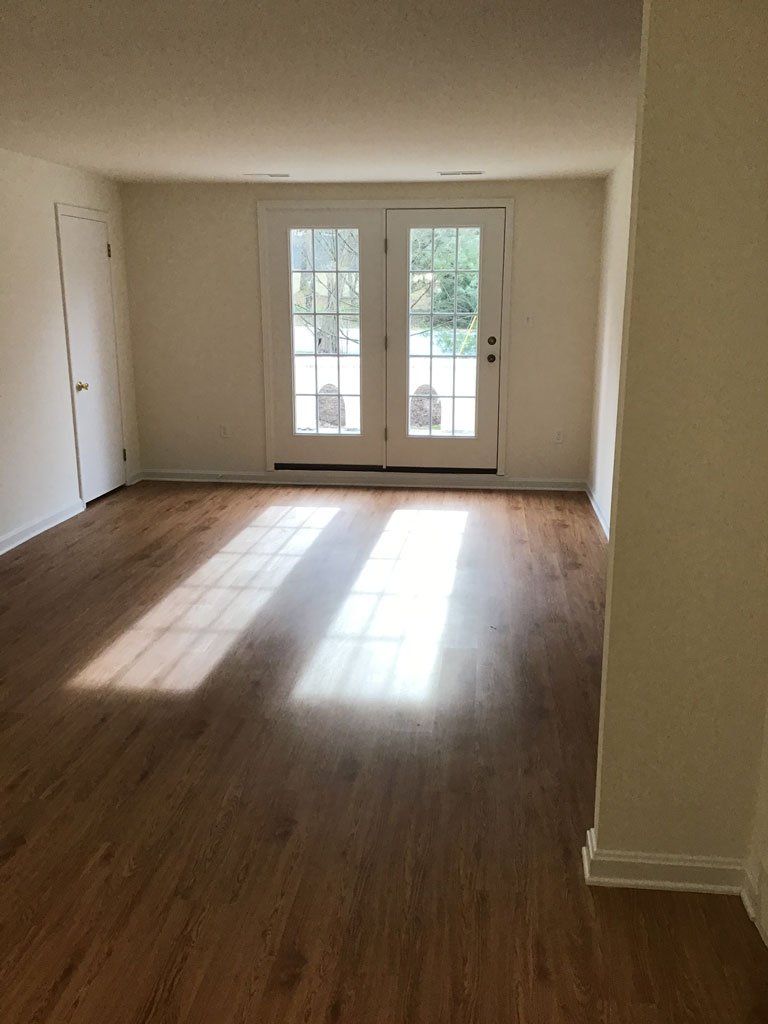 Chateau d'Eden unfurnished living area looking out of window