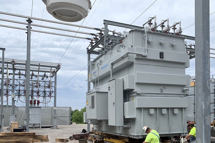 Transformer Installation — Hendersonville, TN — Sentry Steel Service Company, Inc.