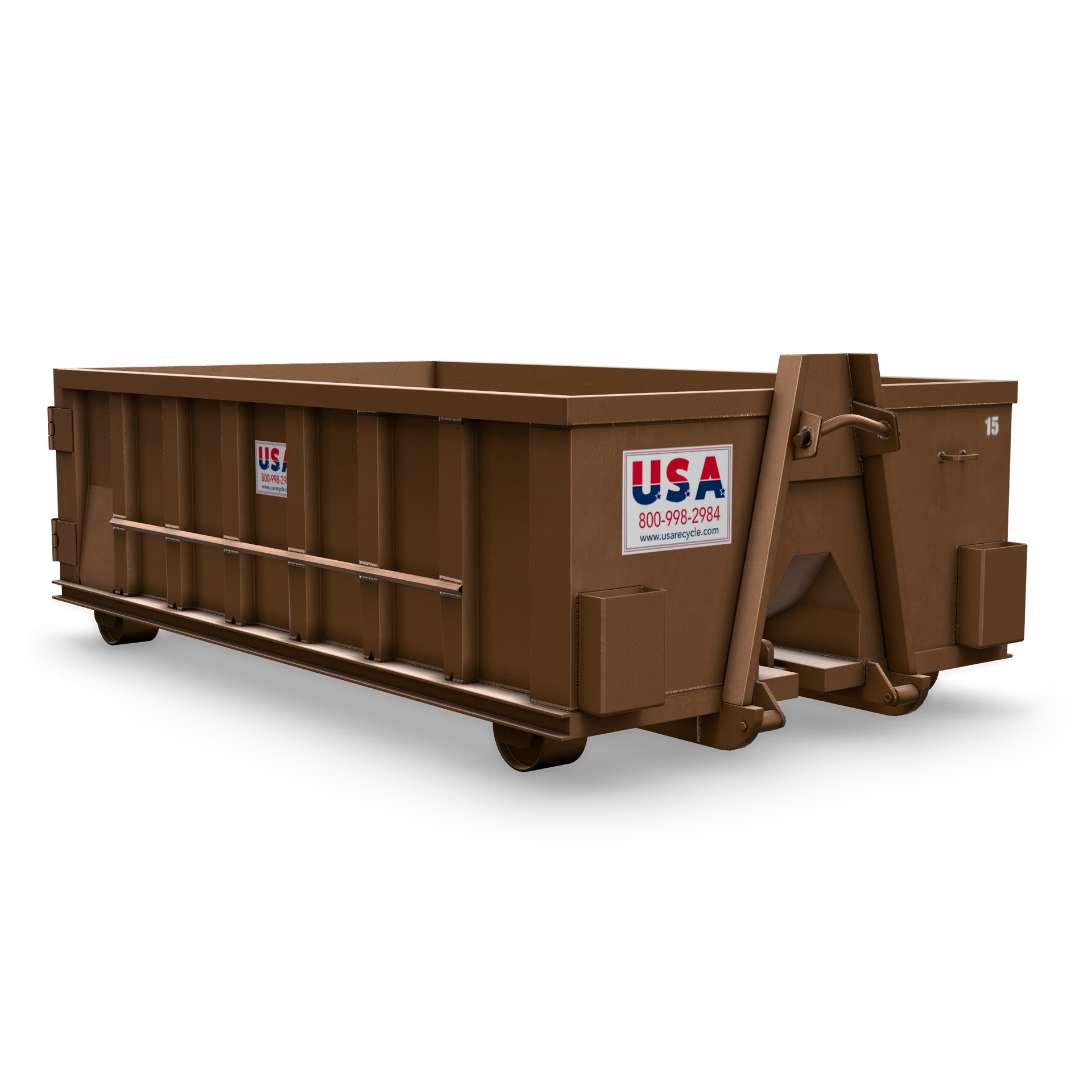 USA 15 Yard Roll Off Dumpster