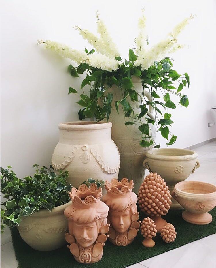 vasi in ceramica per giardino