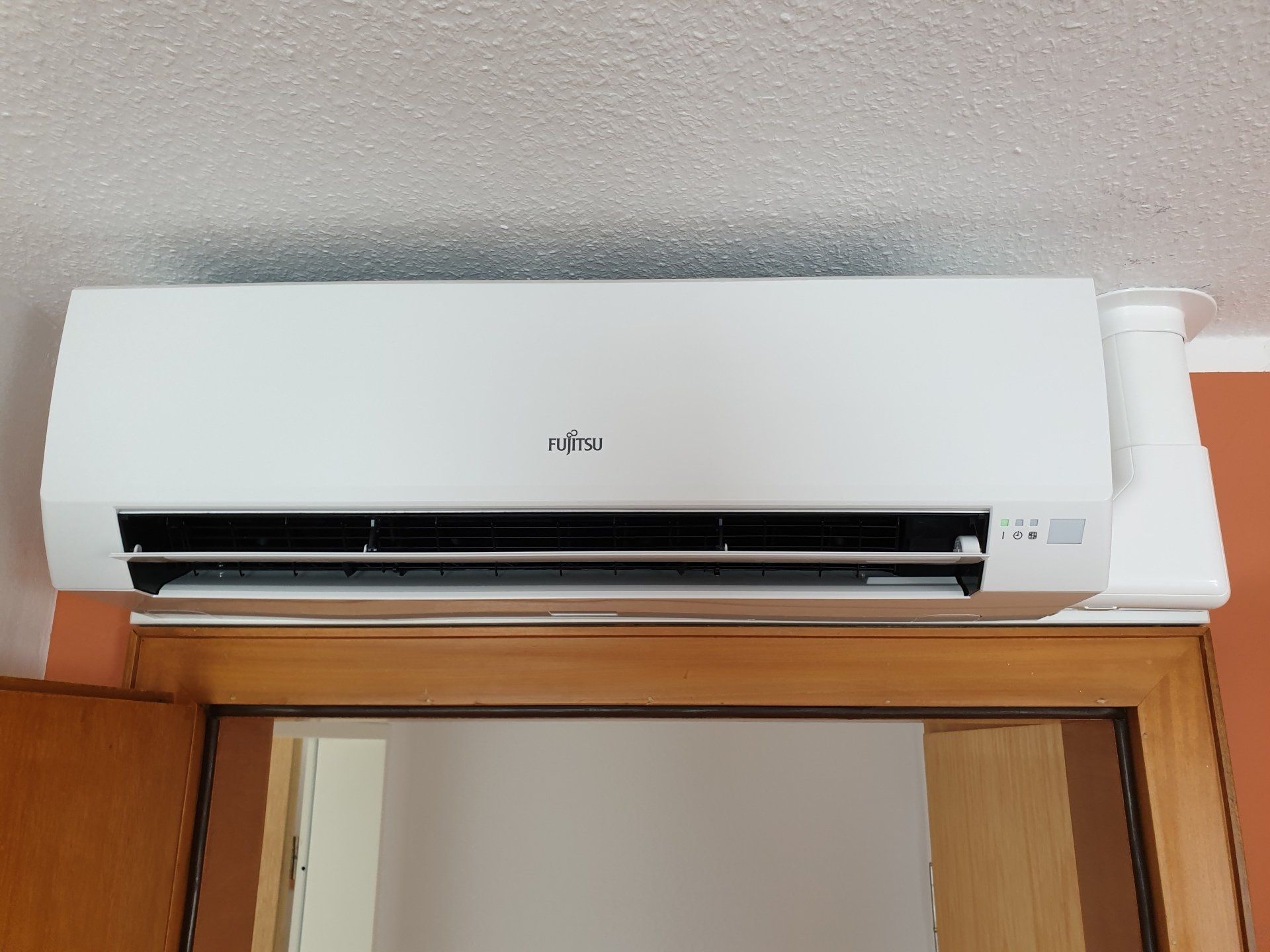 Klimaanlage im Zimmer vom Hotel garni „Zur Krim“