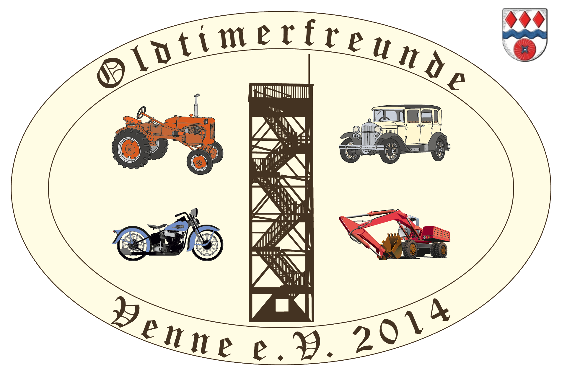 Logo Oldtimerfreunde Venne e. V. 2014