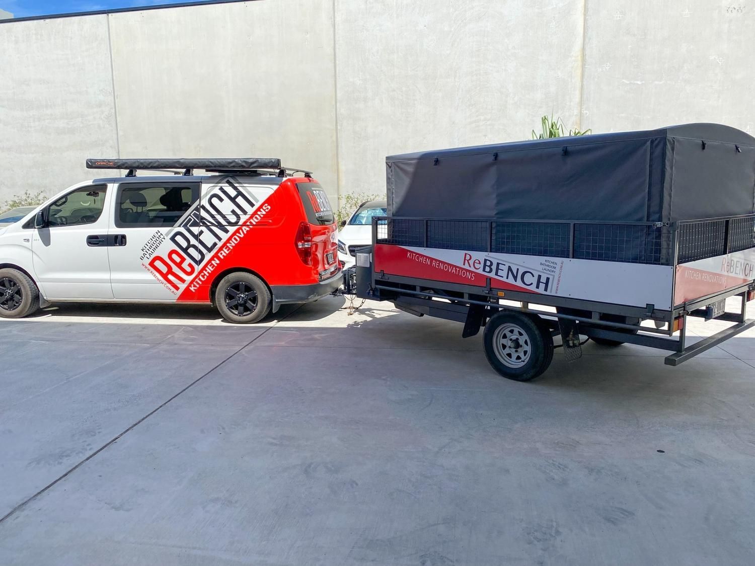White Van With Logo — McCormick Upholstery In Coolum Beach, QLD