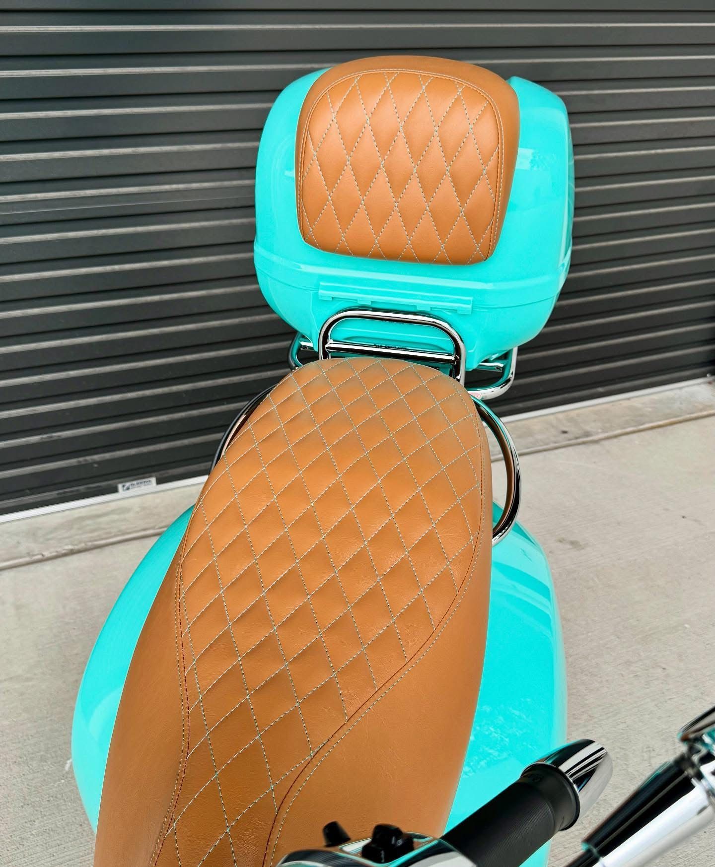 Red and Black Custom Car Backseat With a Diamond Pattern Design — McCormick Upholstery In Coolum Beach, QLD