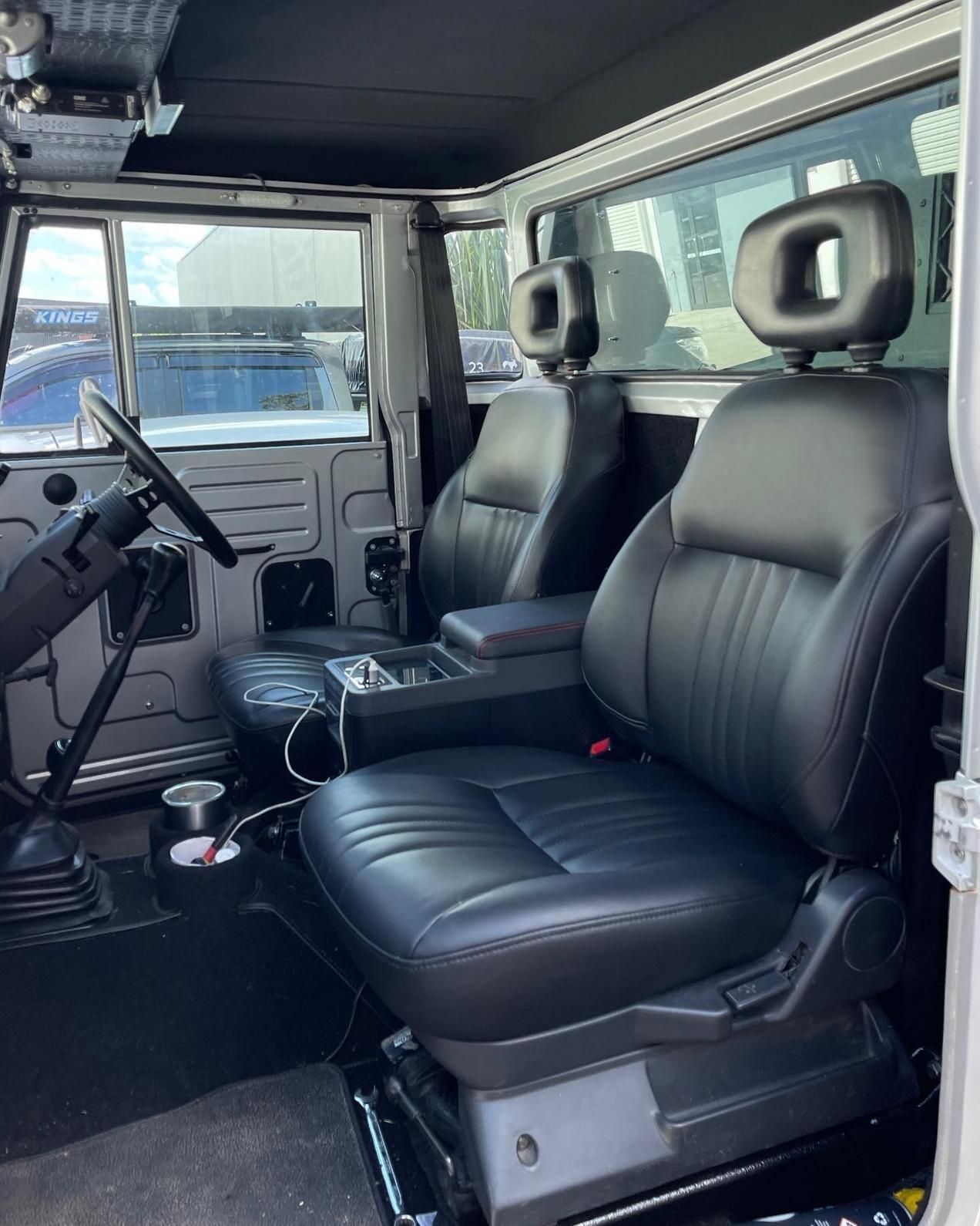 A Light Grey Classic Car With a Black Roof — McCormick Upholstery In Coolum Beach, QLD