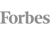 Forbes logo in gray.