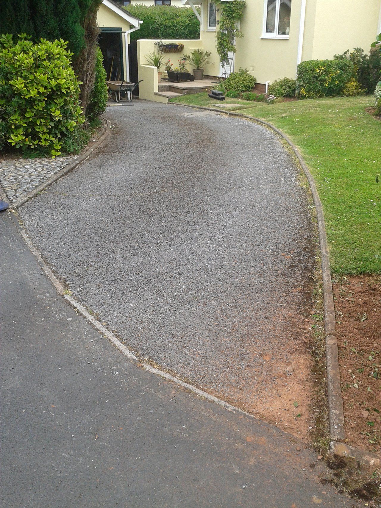 driveway before
