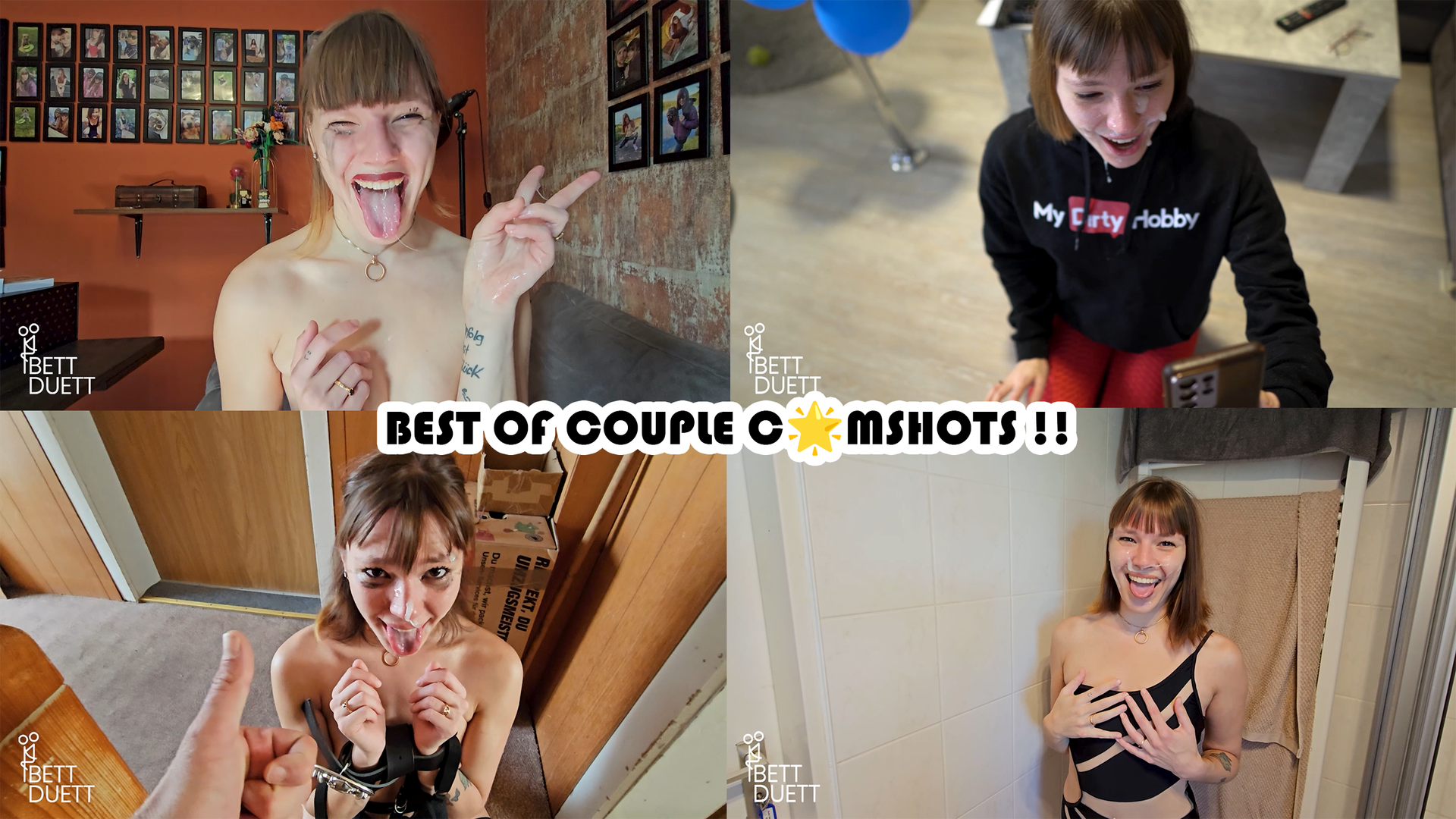 Viel Sperma für das Gesicht von Anne Eden