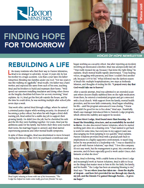 Paxton Ministries - Fall Newsletter 2025