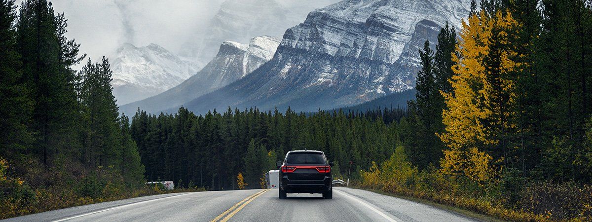 Car Driving on Open Roads