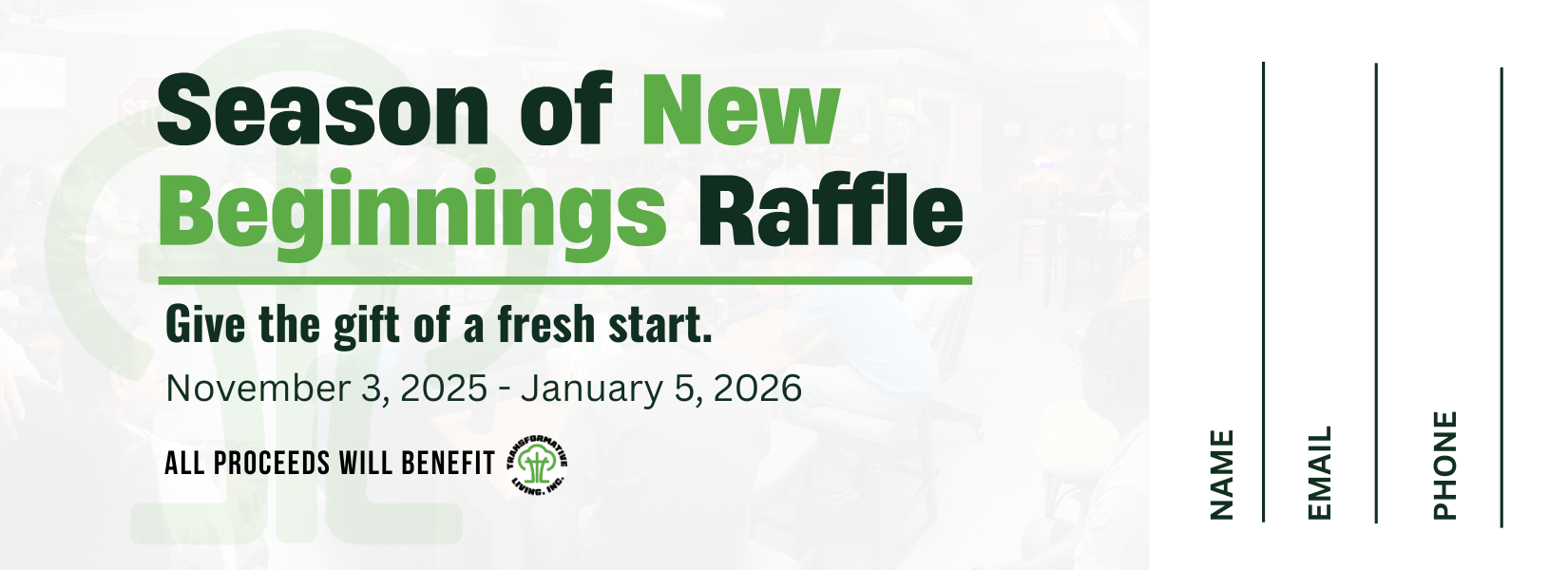 Transformative Living Pork & Purpose  Ticket