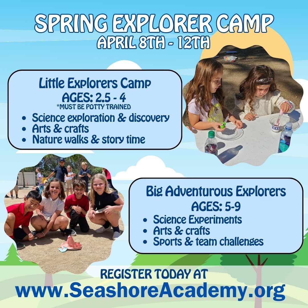 Spring Explorers Camp 2024 flyer