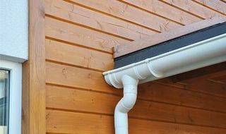 Gutter Drainage On The Roof — Custom Gutters in Santa Rosa, CA