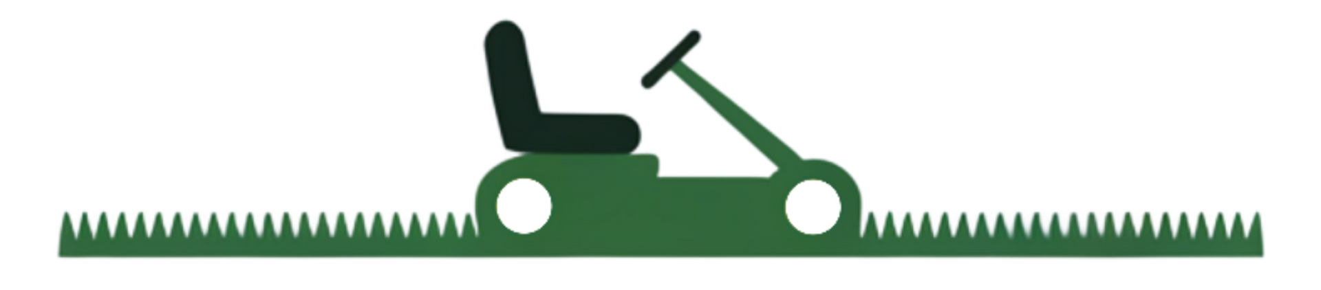 A green riding lawnmower cutting grass.