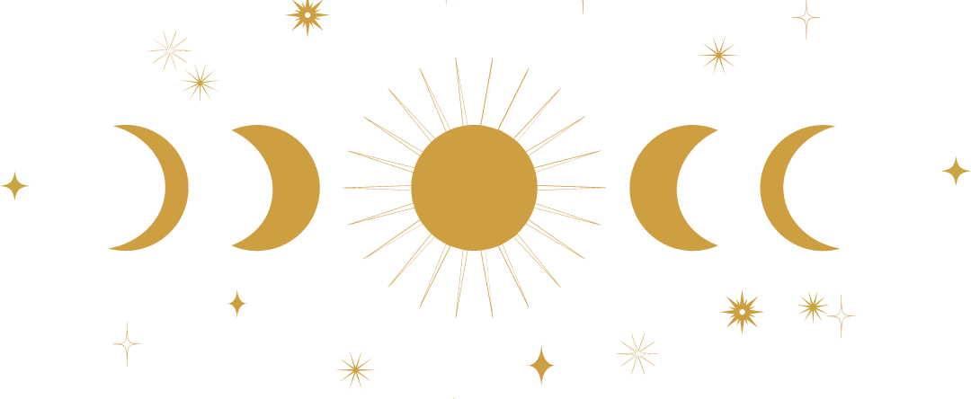 gold moon sun and starts spiritual cycle