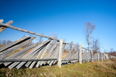 Broken fence