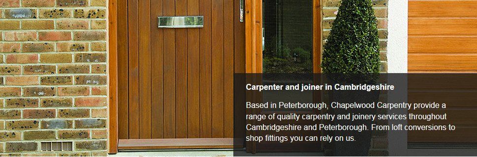 If you need a carpenter in Peterborough call 07725 609 950