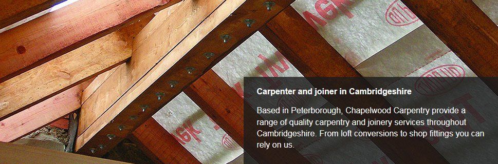 If you need a carpenter in Peterborough call 07725 609 950