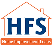 The logo for home improvement loans has a house on it.