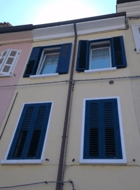 Inferriata fissa in ferro zincato e verniciato