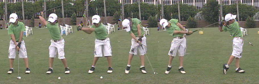 Carlos Marrero's golf skills progress