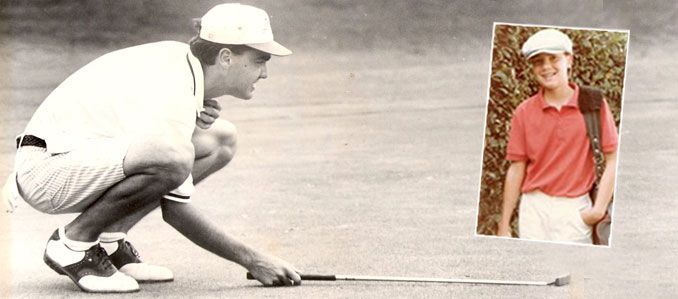 Early days of Julio Nutt as a golfer