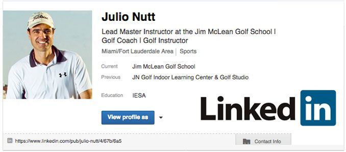 Julio Nutt LinkedIn profile