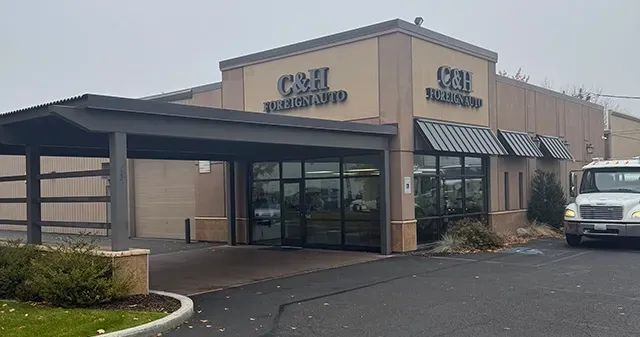 Outside of our shop | C & H Foreign Auto Repair