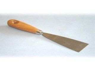 Spatola in acciaio con manico in legno