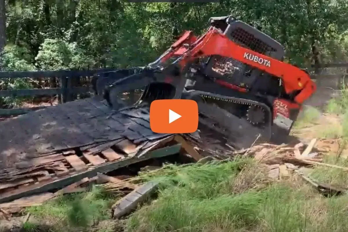 Shed demolition in Aiken, SC