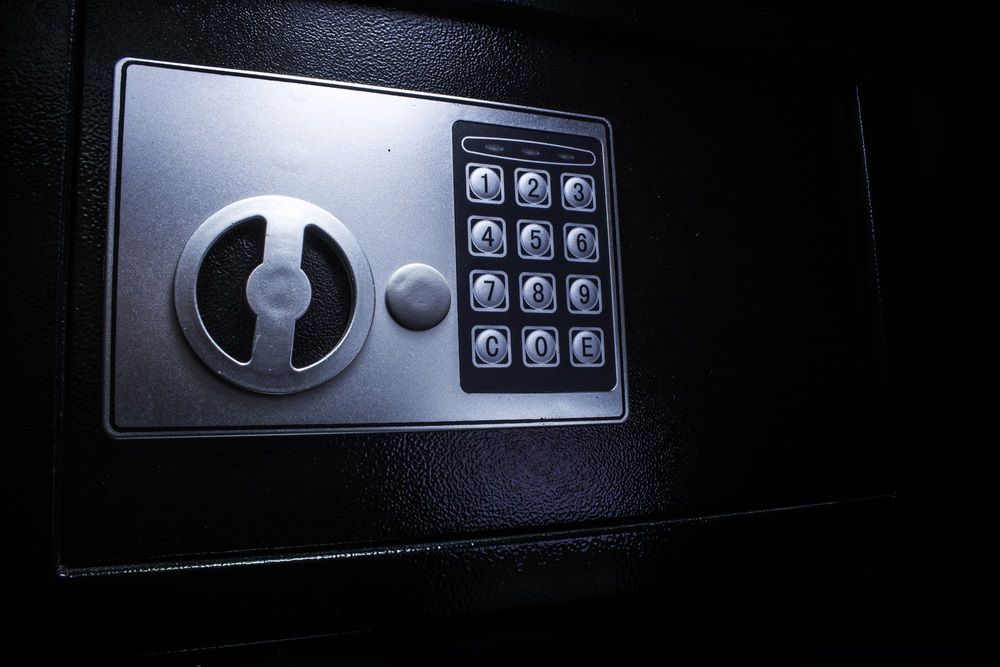 A Close up Of a Digital Safe with A Keypad — Century Locksmiths In Oakey, QLD