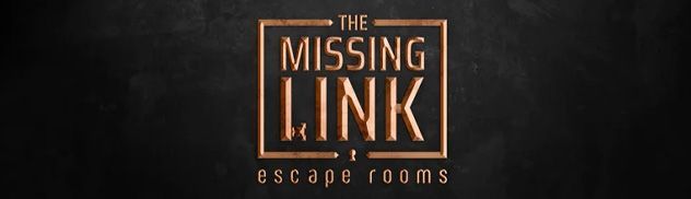 Het logo voor de missing link escape rooms